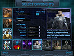 Horizon Space Strategy Game : Alien Opponents Selection screen (click)